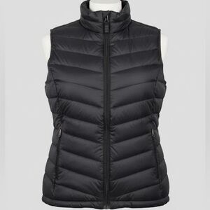 Eastern Mountain Sports Black Packable Puffer Vest size Small